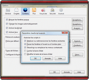 Fen&ecirc;tre d'Ordre (Firefox)