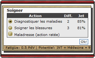 Chances de succ&egrave;s