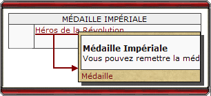 M&eacute;dailles