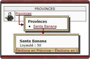 Actions dans les Provinces