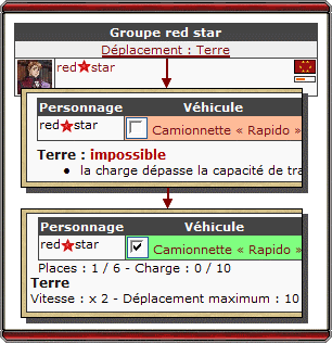 Activer un v&eacute;hicule