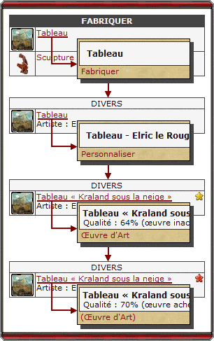 Cr&eacute;er une Suvre d'art