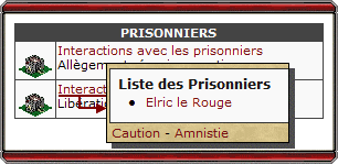 Influence sur la Politique P&eacute;nitentiaire