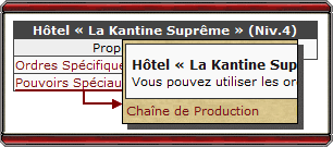 Cha&icirc;ne de Production