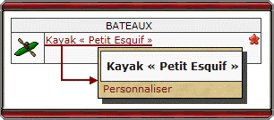 D&eacute;personnaliser