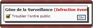 Trouble de l'Ordre Public