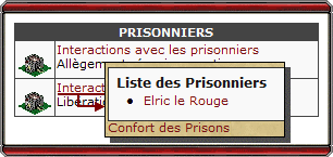 Confort des Prisons