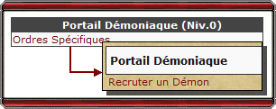 Recruter un D&eacute;mon