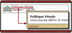 Politique P&eacute;nale